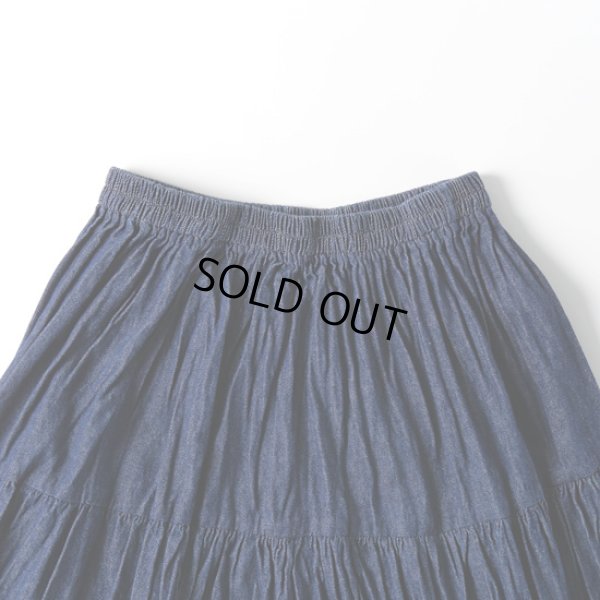 画像3: Rockmount / ロックマウント ティアードスカート denim (3)