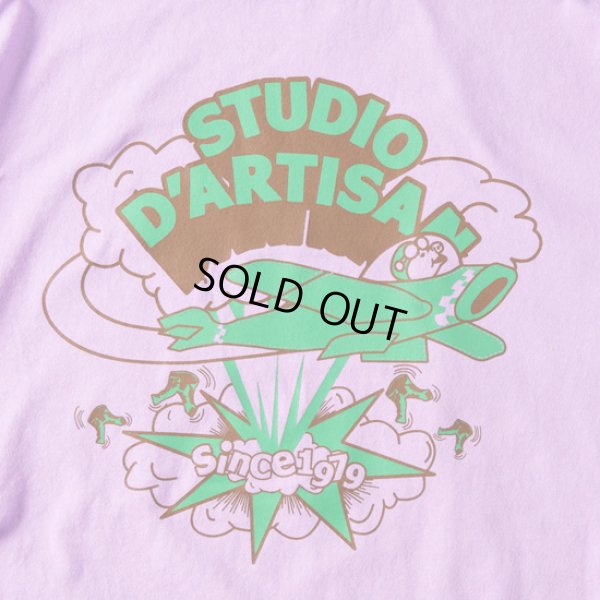 画像2: STUDIOD'ARTISAN / ステュディオダルチザン USAコットンプリントTシャツ (2)