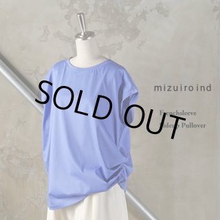 mizuiroind / ミズイロインド クルーネックフレアTシャツ