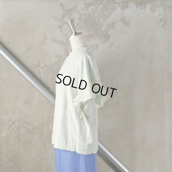 画像9: grin / グリン 40ソフト天竺クラフト フレア袖モックプルオーバー (9)