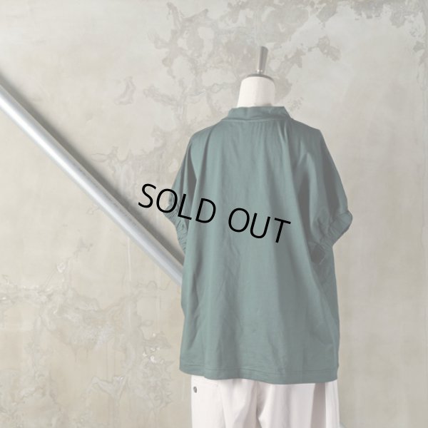 画像10: prit / プリット コンパクト天竺 モックネック袖ゴムプルオーバー (10)