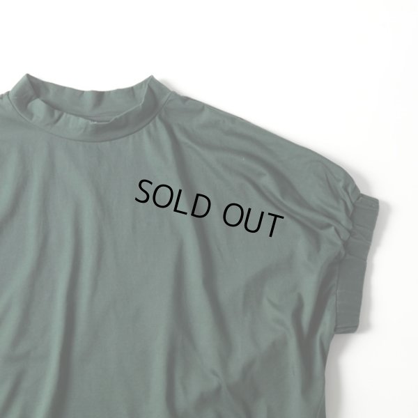 画像4: prit / プリット コンパクト天竺 モックネック袖ゴムプルオーバー (4)