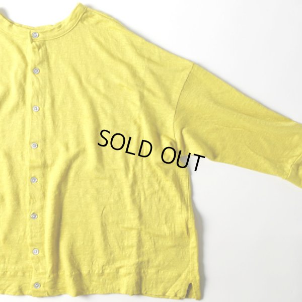 画像6: prit / プリット ヨーロッパリネン天竺 7分袖2wayワイドカーディガン (6)