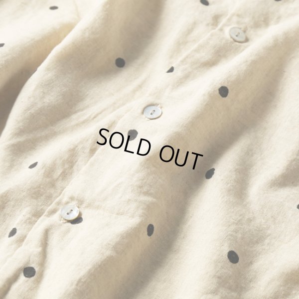 画像5: prit / プリット ドットプリント ショートスリーブギャザーブラウス (5)