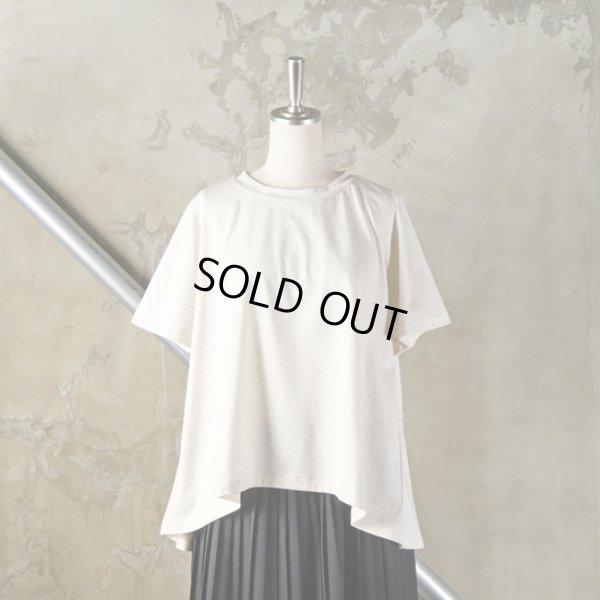 画像9: mizuiroind / ミズイロインド クルーネックフレアTシャツ (9)