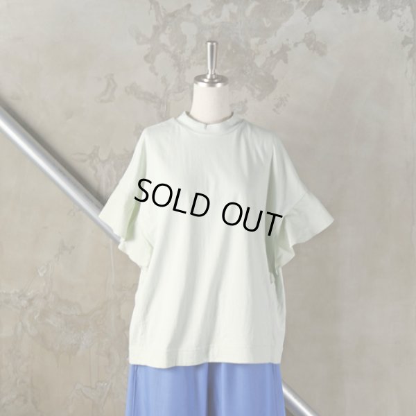 画像8: grin / グリン 40ソフト天竺クラフト フレア袖モックプルオーバー (8)