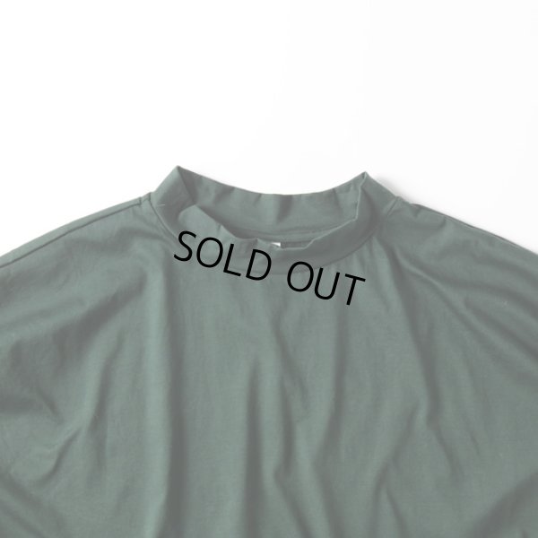 画像2: prit / プリット コンパクト天竺 モックネック袖ゴムプルオーバー (2)