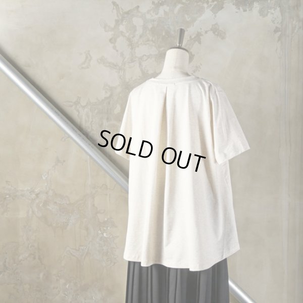 画像11: mizuiroind / ミズイロインド クルーネックフレアTシャツ (11)