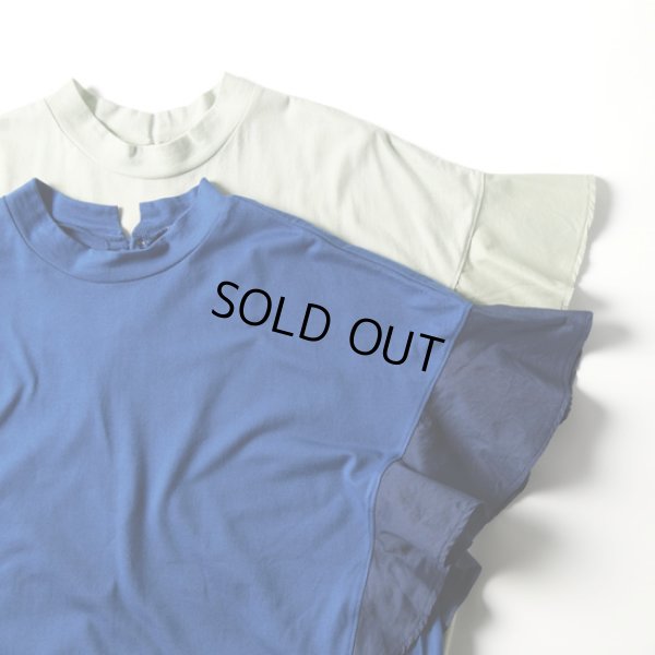 画像12: grin / グリン 40ソフト天竺クラフト フレア袖モックプルオーバー (12)