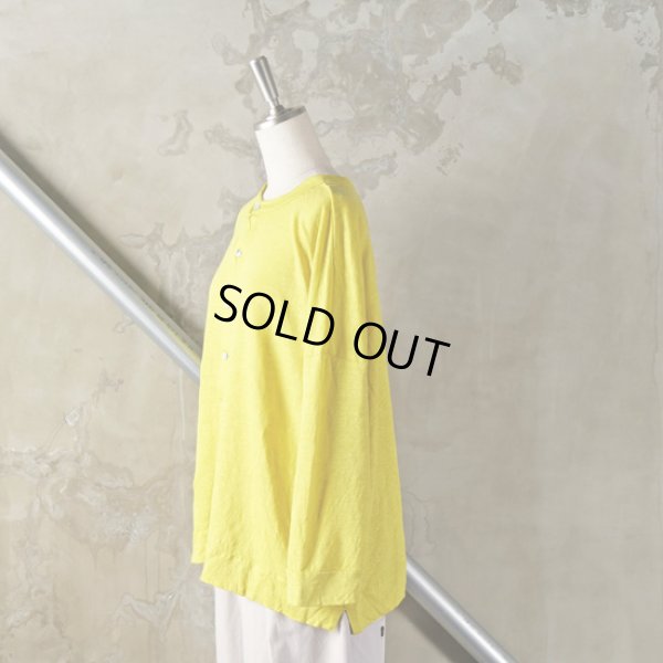 画像10: prit / プリット ヨーロッパリネン天竺 7分袖2wayワイドカーディガン (10)