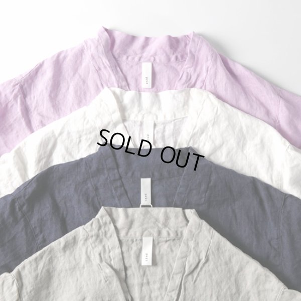 画像14: prit / プリット フレンチリネンキャンバス 裾ゴムカーディガン (14)