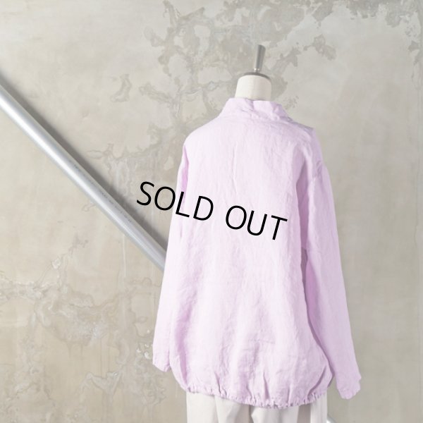 画像9: prit / プリット フレンチリネンキャンバス 裾ゴムカーディガン (9)