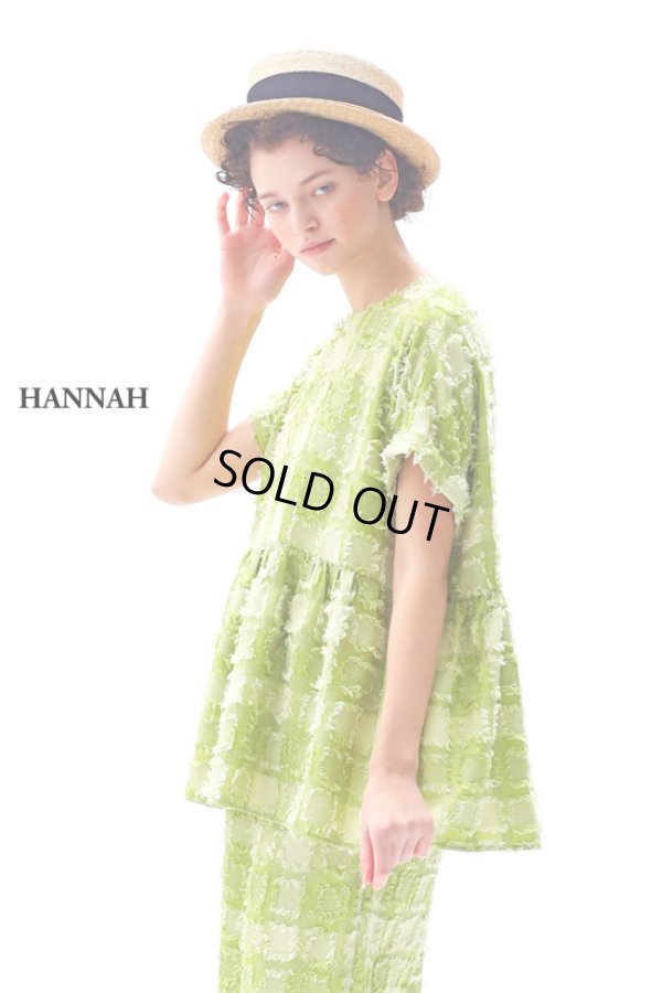 画像2: KELEN / ケレン フリンジチェックトップス HANNAH (2)