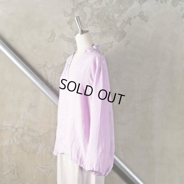 画像8: prit / プリット フレンチリネンキャンバス 裾ゴムカーディガン (8)