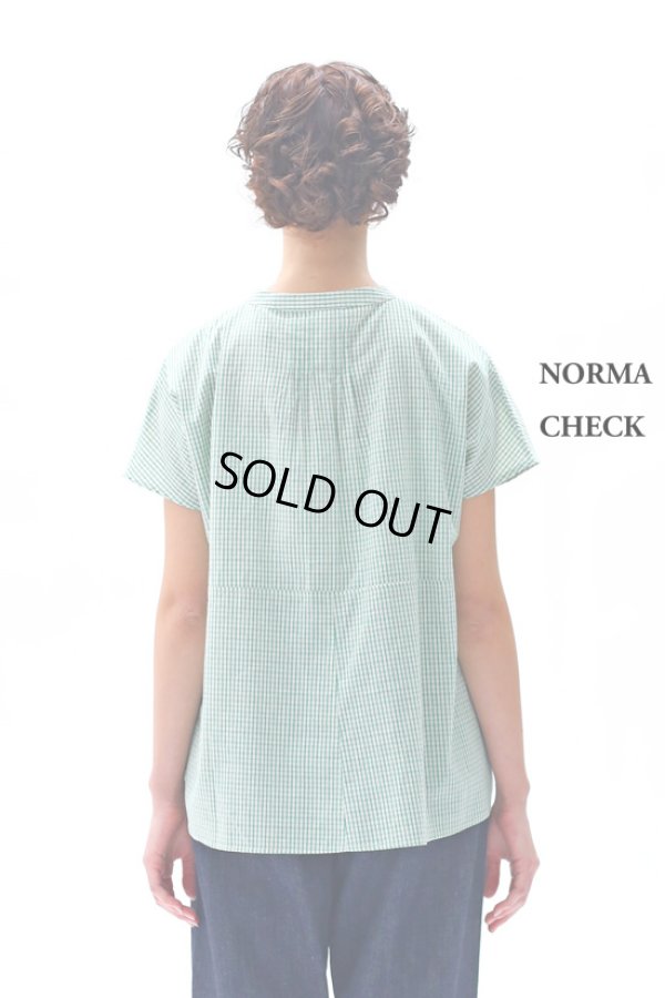 画像7: KELEN / ケレン 2WAYシルエットブラウス NORMA CHECK (7)