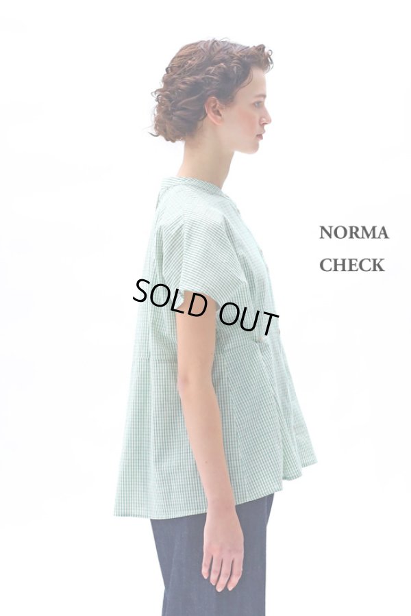 画像8: KELEN / ケレン 2WAYシルエットブラウス NORMA CHECK (8)