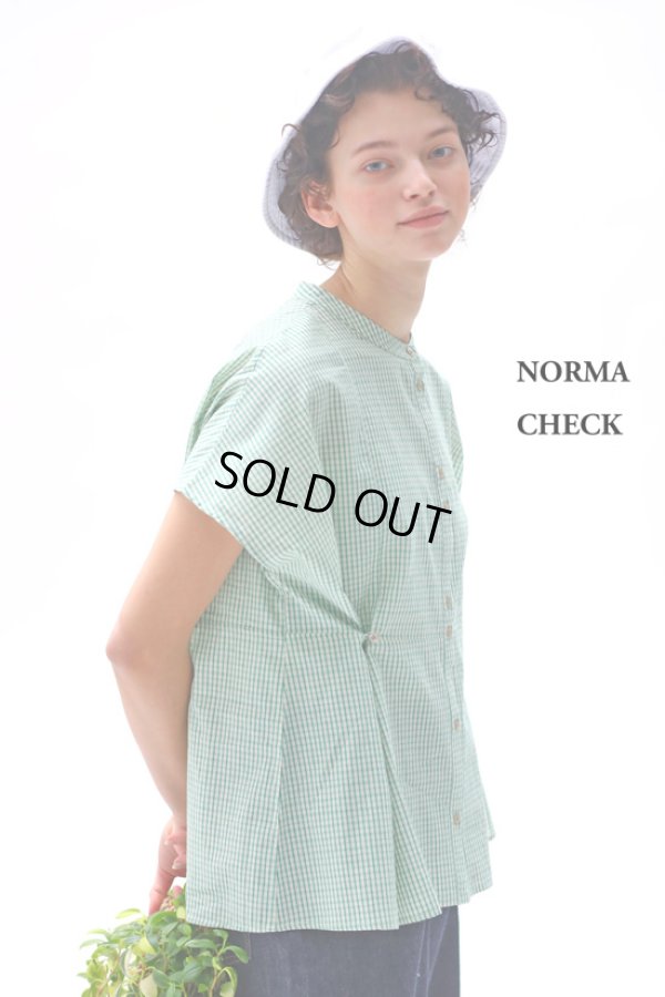 画像11: KELEN / ケレン 2WAYシルエットブラウス NORMA CHECK (11)