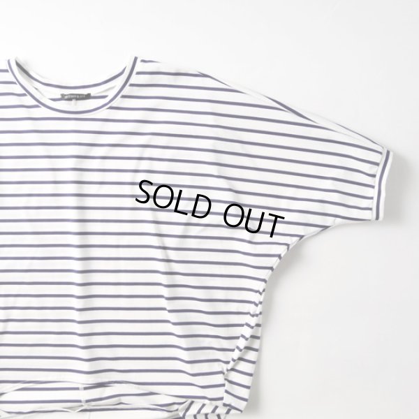 画像4: mizuiroind / ミズイロインド ボーダードルマンコクーンプルオーバー (4)