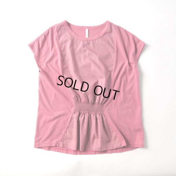 画像2: grin / グリン ベーシック天竺 スモッキング刺しゅうプルオーバー (2)