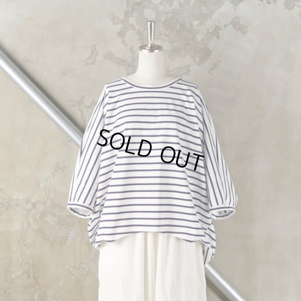 画像9: mizuiroind / ミズイロインド ボーダードルマンコクーンプルオーバー (9)