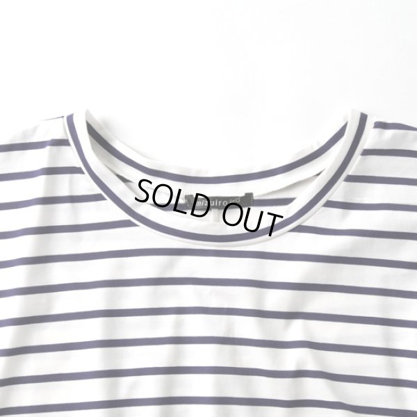 画像2: mizuiroind / ミズイロインド ボーダードルマンコクーンプルオーバー (2)