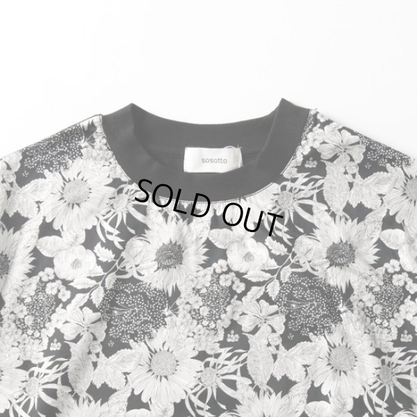 画像15: sosotto / ソソット 前身頃リバティTシャツ (15)