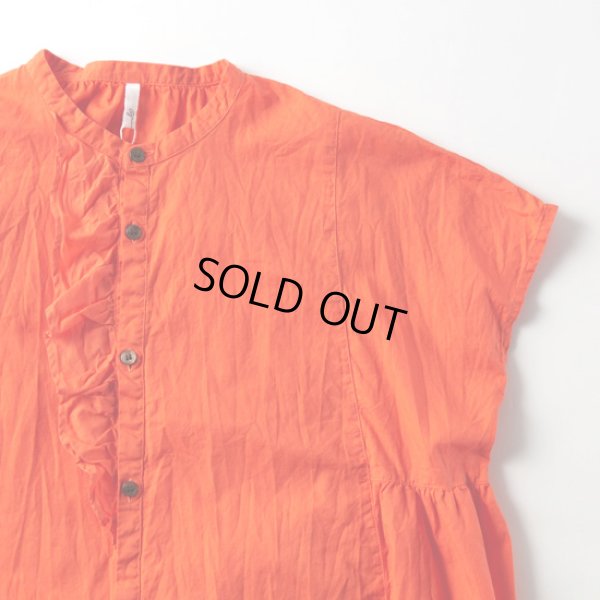 画像3: grin / グリン CLキャンブリック ラッフルロングワンピース (3)