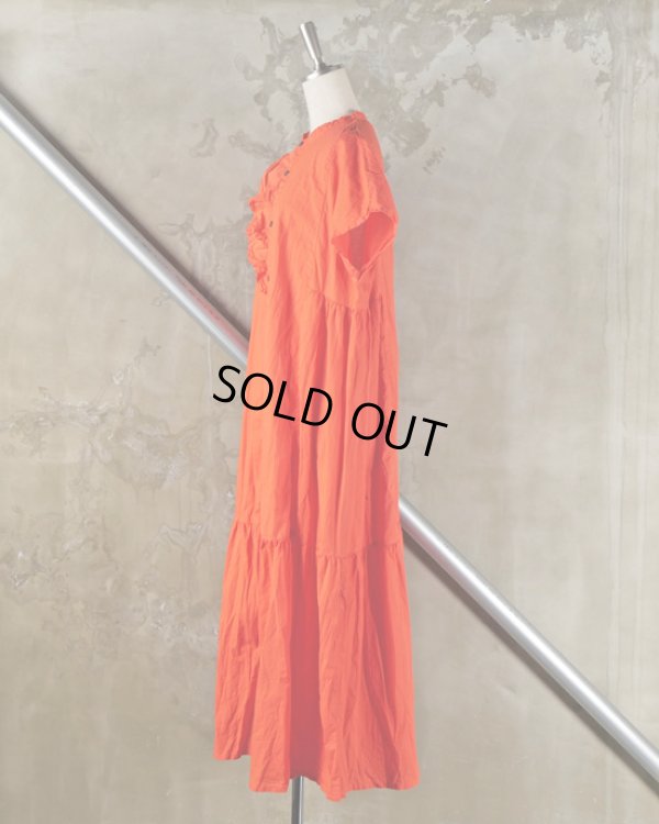 画像8: grin / グリン CLキャンブリック ラッフルロングワンピース (8)