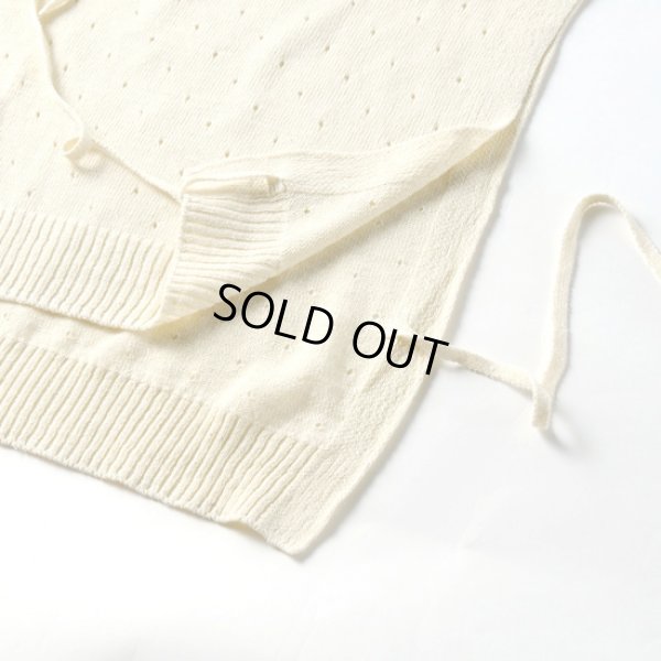 画像5: MidiUmi / ミディウミ ドットパターン サイドリボンベスト (5)