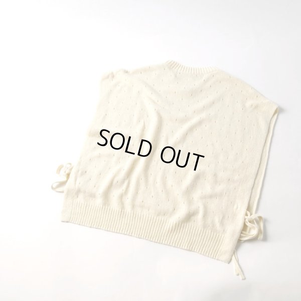 画像6: MidiUmi / ミディウミ ドットパターン サイドリボンベスト (6)