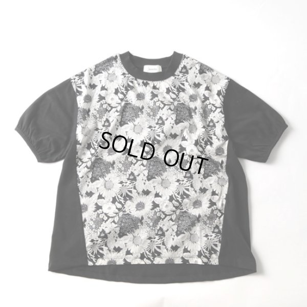 画像14: sosotto / ソソット 前身頃リバティTシャツ (14)