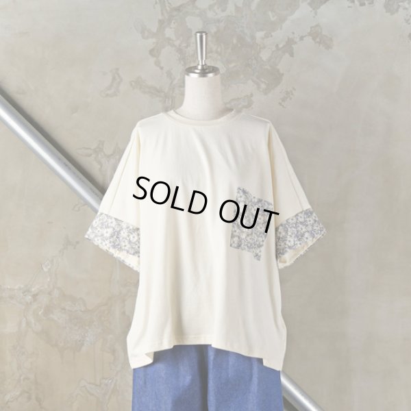 画像8: sosotto / ソソット リバティポケット付きTシャツ (8)