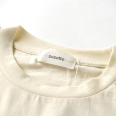 画像3: sosotto / ソソット リバティポケット付きTシャツ (3)