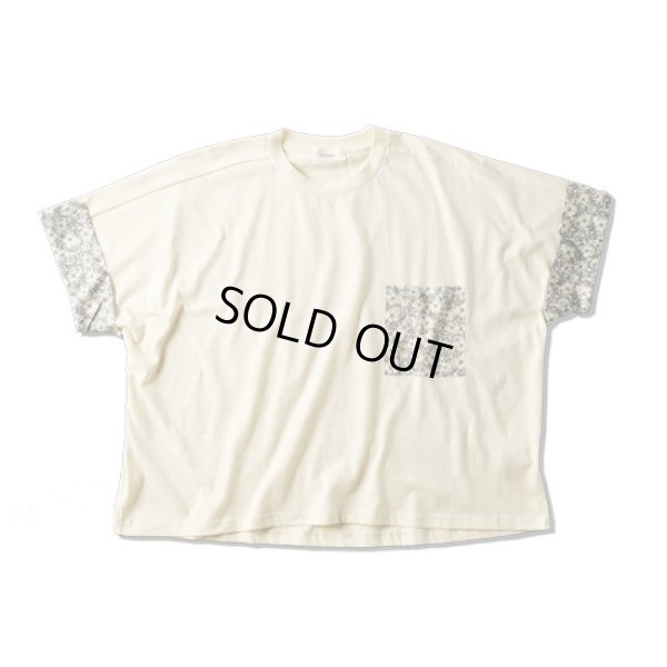 画像2: sosotto / ソソット リバティポケット付きTシャツ (2)