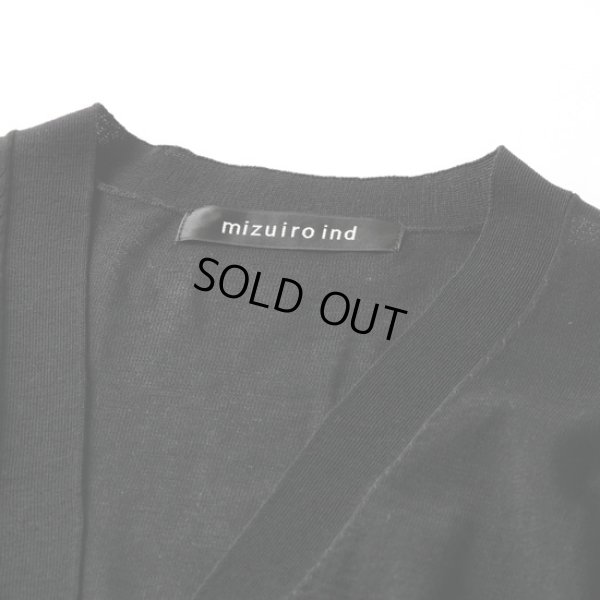 画像3: mizuiroind / ミズイロインド ハイゲージVネックカーディガン (3)