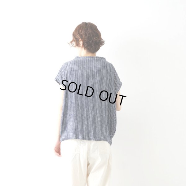 画像4: NATURAL LAUNDRY / ナテュラルランドリー シュリンクギンガム タックベスト (4)