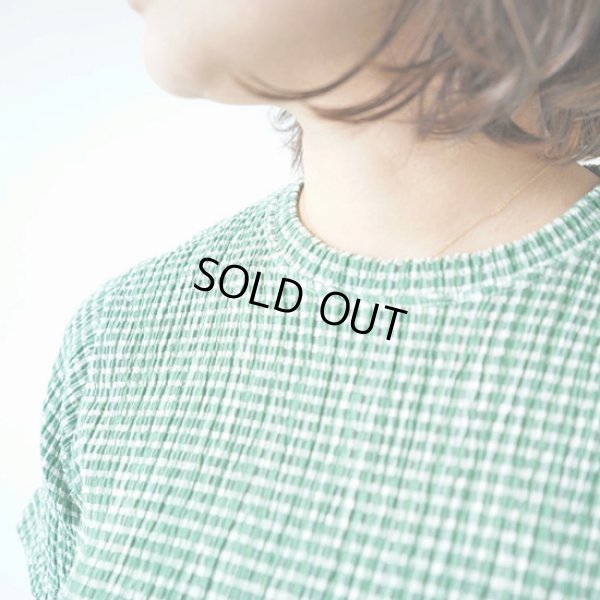 画像5: NATURAL LAUNDRY / ナテュラルランドリー シュリンクギンガム タックベスト (5)