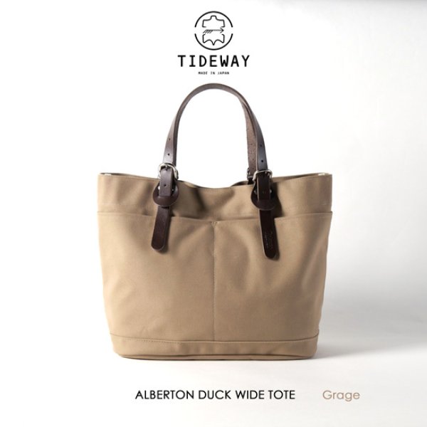 画像18: TIDEWAY / タイドウェイ ALBERTON DUCK WIDE TOTE (18)