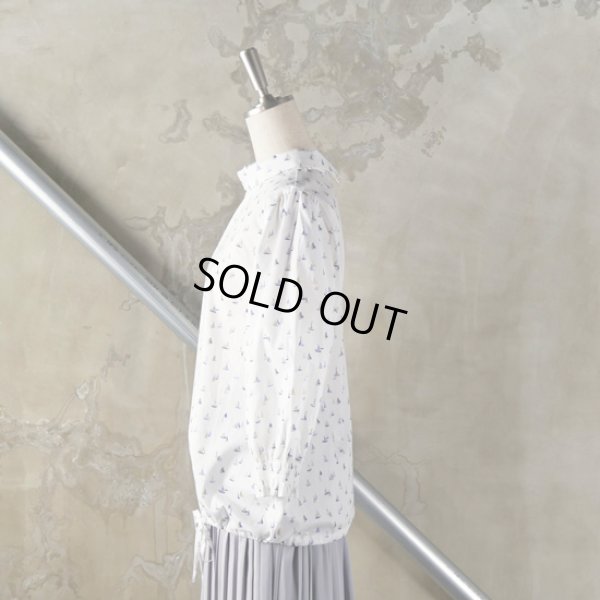 画像11: sosotto / ソソット リバティプリント 折り返し衿ブラウス7分袖 (11)