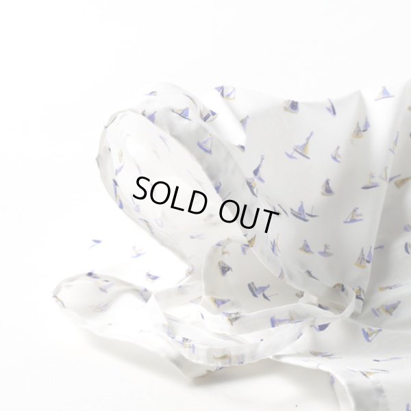 画像8: sosotto / ソソット リバティプリント 折り返し衿ブラウス7分袖 (8)