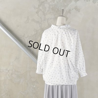 sosotto / ソソット リバティプリント 折り返し衿ブラウス7分袖,ブランド,