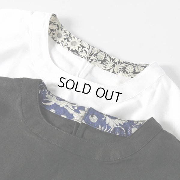 画像13: sosotto / ソソット 綿麻リバティポケット付きTブラウス (13)