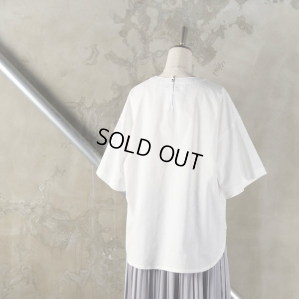 画像10: sosotto / ソソット 綿麻リバティポケット付きTブラウス (10)