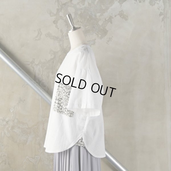 画像9: sosotto / ソソット 綿麻リバティポケット付きTブラウス (9)