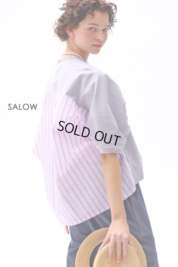 画像2: KELEN / ケレン デザインコンビトップス SALOW (2)