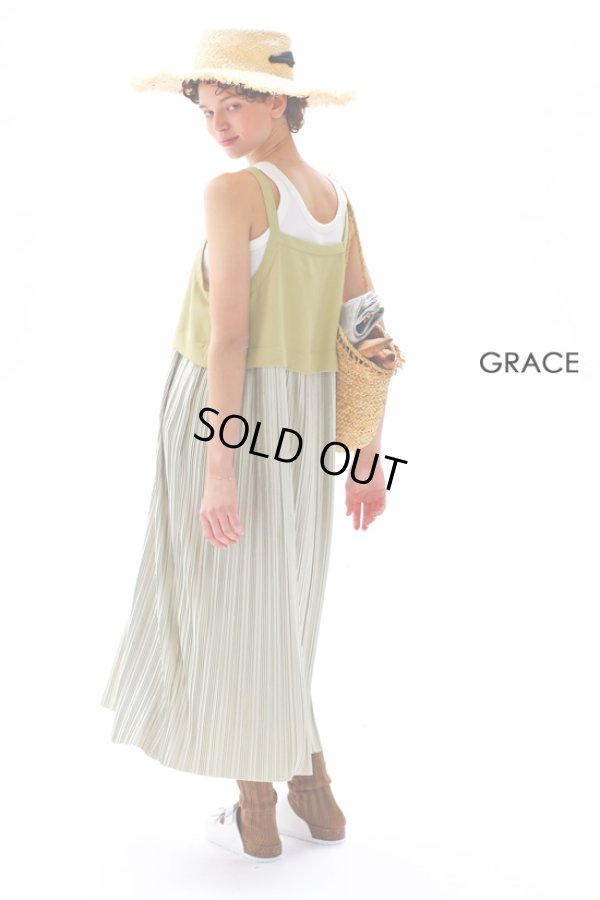 画像4: KELEN / ケレン プリーツコンビドレス GRACE (4)