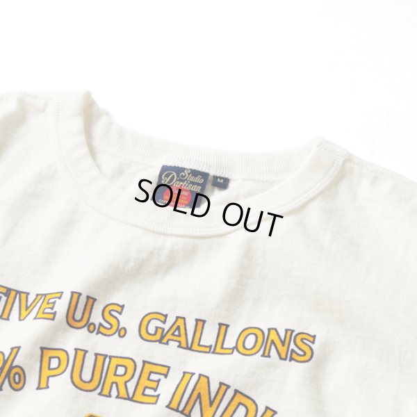 画像2: STUDIOD'ARTISAN / ステュディオダルチザン 吊り編みプリントTシャツ (2)