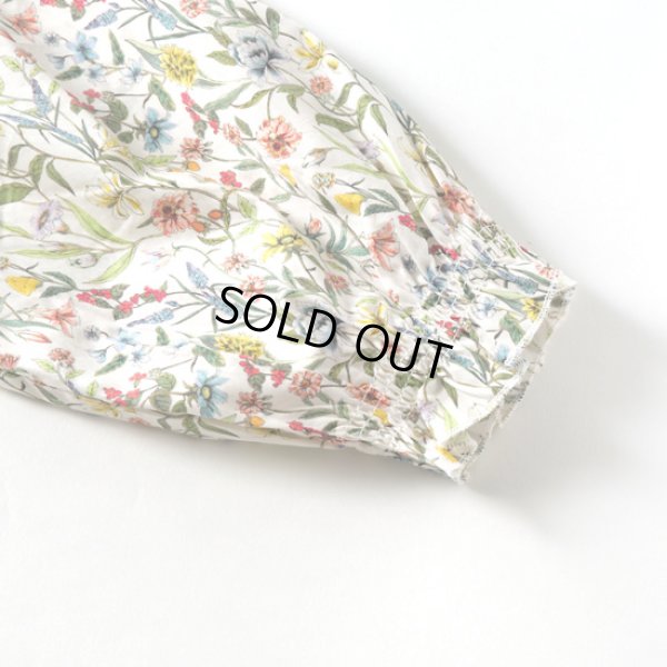 画像5: sosotto / ソソット リネンコットンリバティ袖ドッキングプルオーバー7分袖 (5)