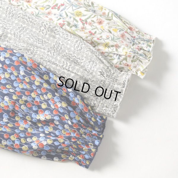 画像18: sosotto / ソソット リネンコットンリバティ袖ドッキングプルオーバー7分袖 (18)