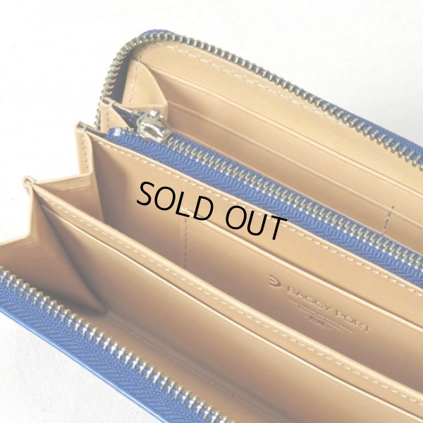 画像11: BAGGYPORT  / バギーポート コーアイ 藍染レザーウォレット (11)